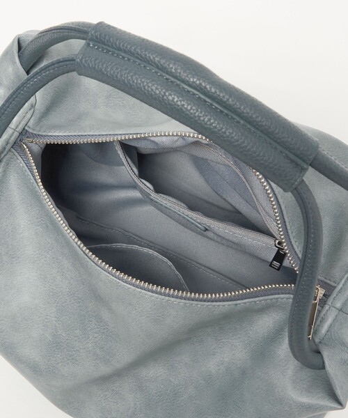 BEAUTY&YOUTH UNITED ARROWS(ビューティーアンドユースユナイテッドアローズ)の「レザーライク コンビ タック バッグ(ハンドバッグ・レディース・ブラウン/ライトブルー・FREE)」の18枚目の写真