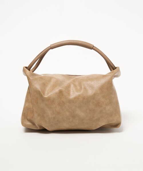 BEAUTY&YOUTH UNITED ARROWS(ビューティーアンドユースユナイテッドアローズ)の「レザーライク コンビ タック バッグ(ハンドバッグ・レディース・ブラウン/ライトブルー・FREE)」の21枚目の写真