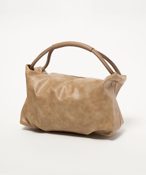 BEAUTY&YOUTH UNITED ARROWS(ビューティーアンドユースユナイテッドアローズ)の「レザーライク コンビ タック バッグ(ハンドバッグ・レディース・ブラウン/ライトブルー・FREE)」の22枚目の写真