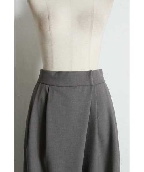 &. NOSTALGIA（アンドドットノスタルジア）の「ラップライクロングパンツ（その他パンツ・レディース・ネイビー/グレー・M）」の12枚目の写真