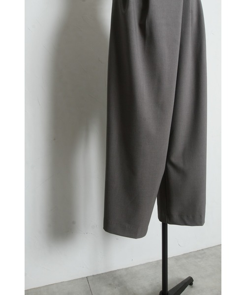 &. NOSTALGIA（アンドドットノスタルジア）の「ラップライクロングパンツ（その他パンツ・レディース・ネイビー/グレー・M）」の3枚目の写真