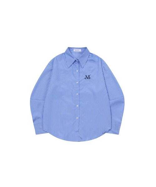 MUCENT(ムセント)の「ボナシグネチャーストライプシャツ (3カラー)(シャツ/ブラウス・レディース・ブルー/ライトベージュ/アイボリー・FREE)」の3枚目の写真