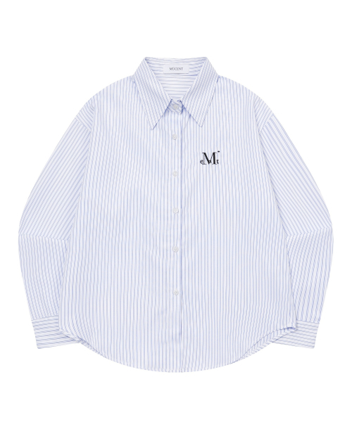 MUCENT(ムセント)の「ボナシグネチャーストライプシャツ (3カラー)(シャツ/ブラウス・レディース・ブルー/ライトベージュ/アイボリー・FREE)」の19枚目の写真