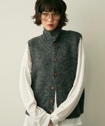 full/fill.（フルフィル）の「high neck over knit vest / ハイネックオーバーニットベスト（ベスト）」