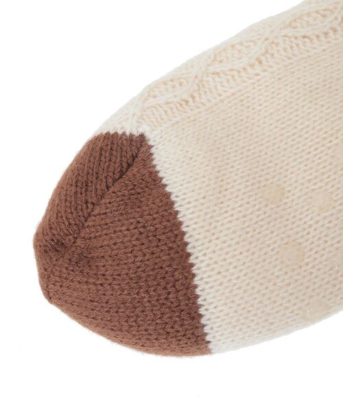 Green　Parks（グリーンパークス）の「■STRANGER THINGS×MINNETONKA 裏ボア刺繍ソックス（ソックス/靴下・レディース・ホワイト/グレー・FREE）」の21枚目の写真