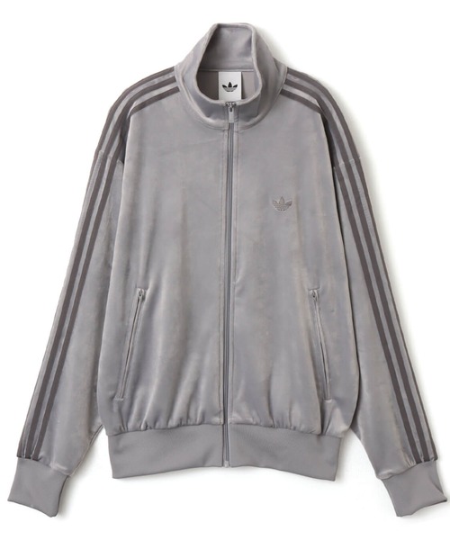adidas(アディダス)の「adidas FB TT VELOUR / アディダス ファイヤーバード トラックトップ ベロア(その他アウター・メンズ・シルバー・XXL/XL/L/M/S)」の1枚目の写真