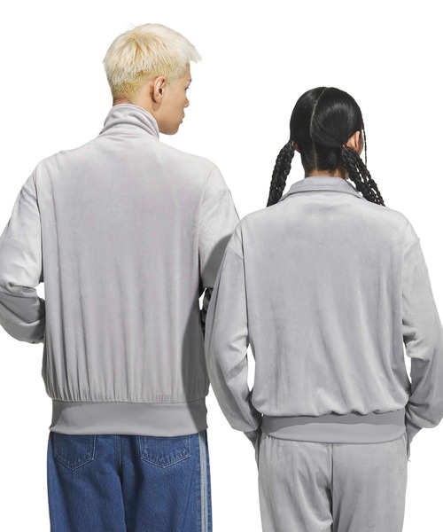 adidas(アディダス)の「adidas FB TT VELOUR / アディダス ファイヤーバード トラックトップ ベロア(その他アウター・メンズ・シルバー・XXL/XL/L/M/S)」の3枚目の写真