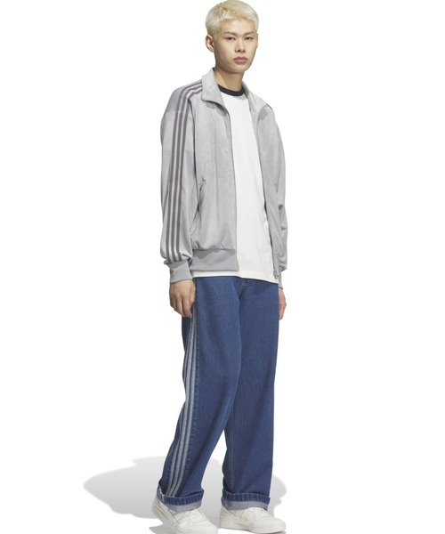 adidas(アディダス)の「adidas FB TT VELOUR / アディダス ファイヤーバード トラックトップ ベロア(その他アウター・メンズ・シルバー・XXL/XL/L/M/S)」の4枚目の写真