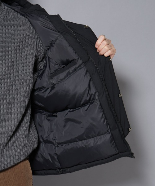 NANO universe（ナノユニバース）の「anewdown(R)フルダルマウンテンパーカー撥水ダウン（ダウンジャケット/コート・メンズ・ブラック/モカ/チャコール・S/M/L）」の9枚目の写真