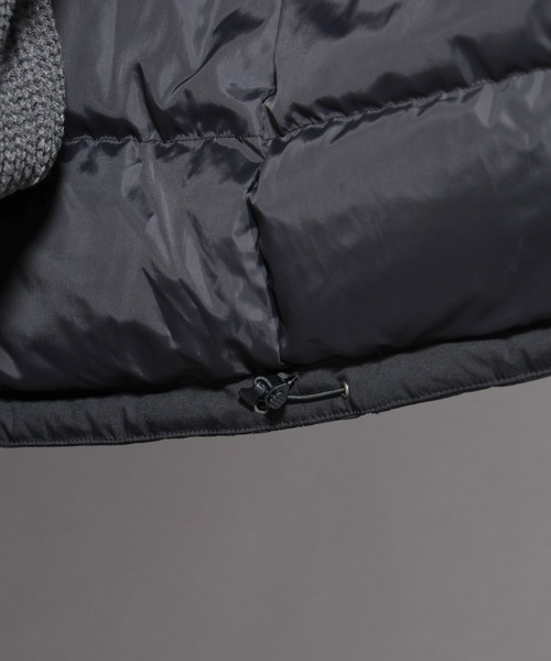 NANO universe（ナノユニバース）の「anewdown(R)フルダルマウンテンパーカー撥水ダウン（ダウンジャケット/コート・メンズ・ブラック/モカ/チャコール・S/M/L）」の10枚目の写真
