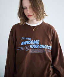 kha:ki | 「KHA:KI / カーキ」7th TEE -AWESOME YOUR CHOSEE-(Tシャツ/カットソー)