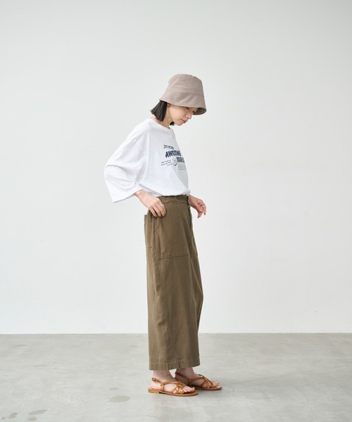 kha:ki（カーキ）の「「KHA:KI / カーキ」7th TEE -AWESOME YOUR CHOSEE-（Tシャツ/カットソー・レディース・ブラック/ブラウン/ホワイト・1）」の14枚目の写真