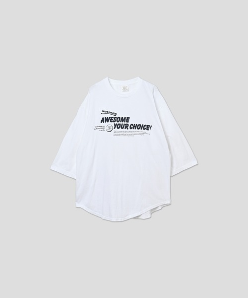 kha:ki（カーキ）の「「KHA:KI / カーキ」7th TEE -AWESOME YOUR CHOSEE-（Tシャツ/カットソー・レディース・ブラック/ブラウン/ホワイト・1）」の20枚目の写真