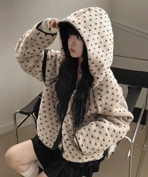 LAC-VERT | リバーシブルフーディーボアブルゾン(ブルゾン)