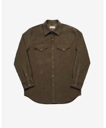 035 Corduroy Western Shirts (Mocha Brown)