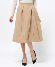 ikka | 70 コットンナイロンAラインスカート(スカート)