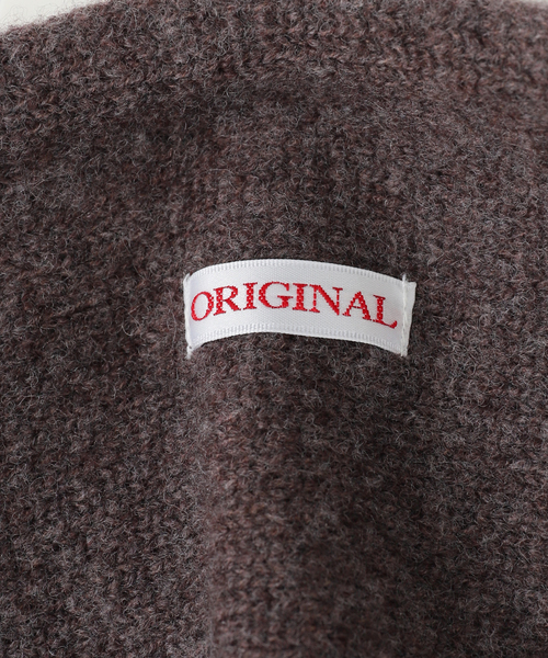 s/e/o（エスイーオー）の「【Geek Office / ギークオフィス】s/e/o / エスイーオー WOOL HOODIE ZIP-UP JUMPER（パーカー・レディース・ブラウン/チャコールグレー・FREE）」の12枚目の写真