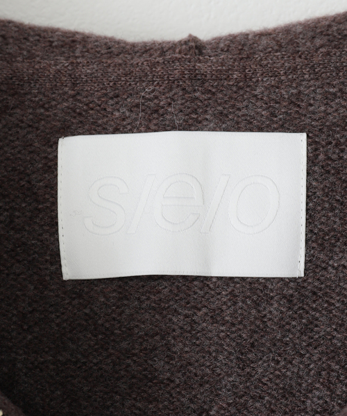 s/e/o（エスイーオー）の「【Geek Office / ギークオフィス】s/e/o / エスイーオー WOOL HOODIE ZIP-UP JUMPER（パーカー・レディース・ブラウン/チャコールグレー・FREE）」の13枚目の写真