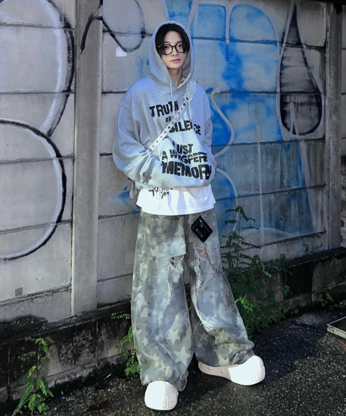 Truth Social Hoodie — серая худи Truth Social