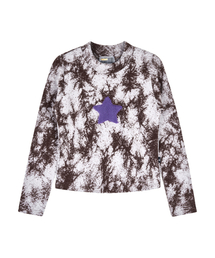 Rainbow star long sleeve_brown