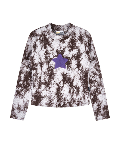 youthbath(ユースバース)の「Rainbow star long sleeve_brown(Tシャツ/カットソー・レディース・その他・SMALL/MEDIUM)」の1枚目の写真