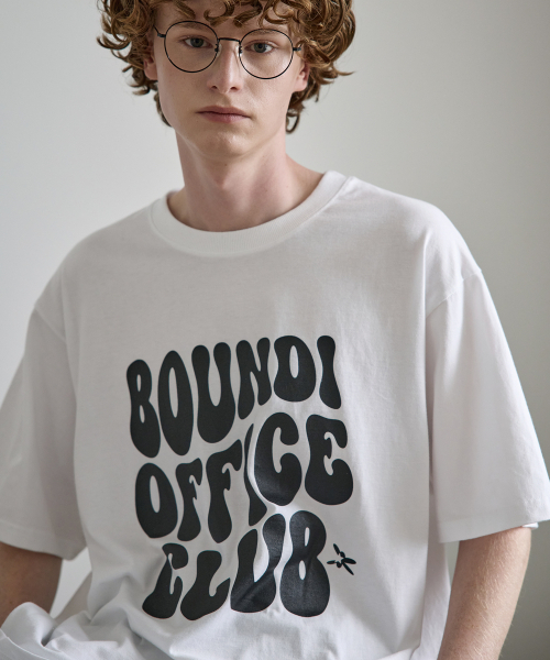 bounDary（バウンダリー）の「ソフトコットンオーバーフィットオフィスクラブバンパルティ[ホワイト]（Tシャツ/カットソー・メンズ・その他・MEDIUM/LARGE/X-LARGE）」の9枚目の写真