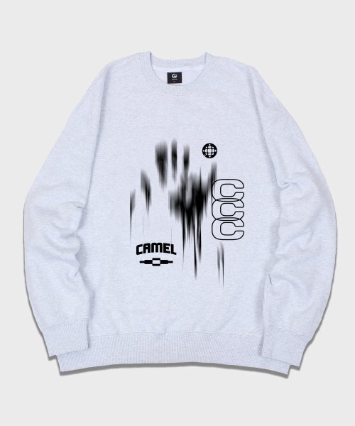 CAMEL WORK(キャメルワーク)の「CCC ハンドプリンティングスウェットシャツ(アッシュグレー)(スウェット・メンズ・その他・MEDIUM/LARGE/X-LARGE)」の2枚目の写真