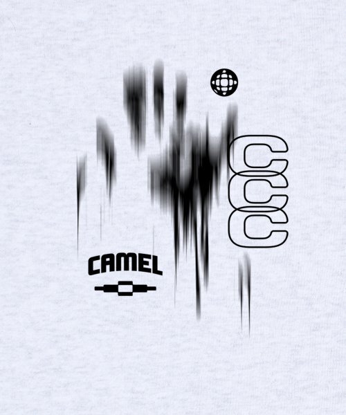 CAMEL WORK(キャメルワーク)の「CCC ハンドプリンティングスウェットシャツ(アッシュグレー)(スウェット・メンズ・その他・MEDIUM/LARGE/X-LARGE)」の4枚目の写真