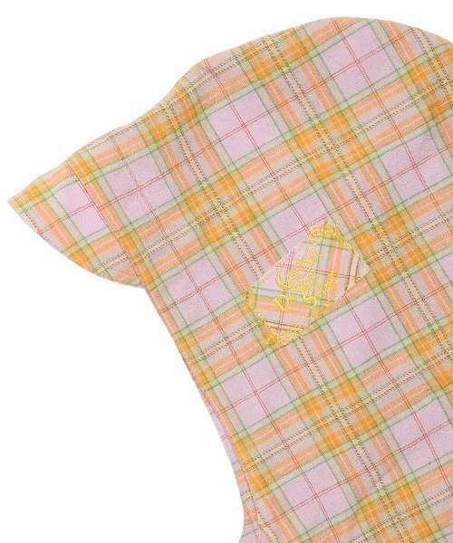 Cavish（カビシ）の「CHECK SHIRT HOODIE PURPLE(CV2ESUW320A)（シャツ/ブラウス・レディース・パープル・MEDIUM/LARGE）」の4枚目の写真