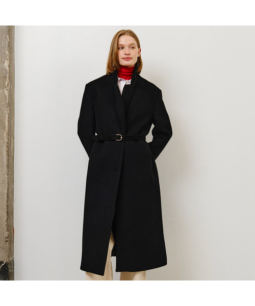 アズノゥアズデワンASクラシックダッフルコート Single-Breasted Wool Classic Coat - Black（ダッフルコート