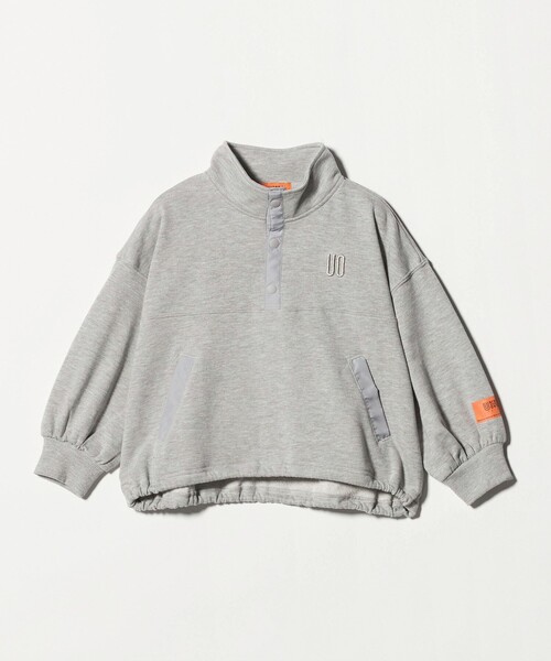 UNIVERSAL OVERALL（ユニバーサルオーバーオール）の「【別注】＜UNIVERSAL OVERALL＞スタンドネック プルオーバー / キッズ  100cm-130cm（Tシャツ/カットソー・キッズ・ダークグレー/ロイヤルブルー/グレー系・XS(100-110cm)/S(120-130cm)）」の3枚目の写真