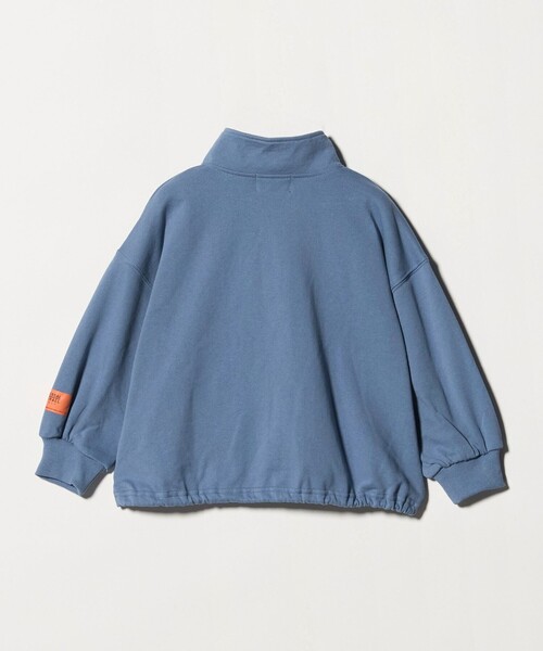 UNIVERSAL OVERALL（ユニバーサルオーバーオール）の「【別注】＜UNIVERSAL OVERALL＞スタンドネック プルオーバー / キッズ  100cm-130cm（Tシャツ/カットソー・キッズ・ダークグレー/ロイヤルブルー/グレー系・XS(100-110cm)/S(120-130cm)）」の4枚目の写真