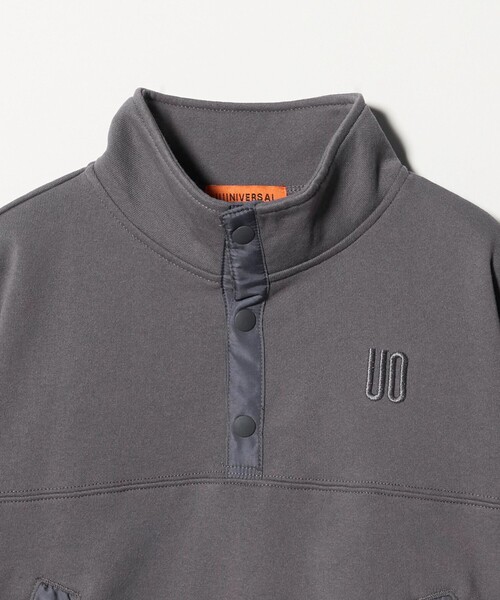 UNIVERSAL OVERALL（ユニバーサルオーバーオール）の「【別注】＜UNIVERSAL OVERALL＞スタンドネック プルオーバー / キッズ  100cm-130cm（Tシャツ/カットソー・キッズ・ダークグレー/ロイヤルブルー/グレー系・XS(100-110cm)/S(120-130cm)）」の17枚目の写真
