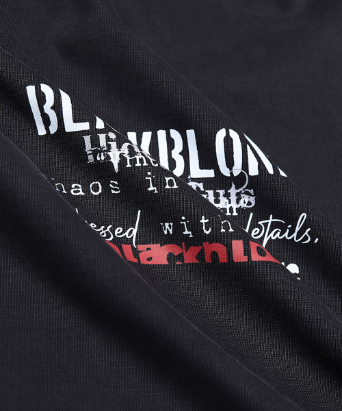 BLACK BLOND(ブラック ブロンド)の「ヴィヴィディヴィンテージクラッシュピグメント半袖(ヴィンテージブラック)(Tシャツ/カットソー・レディース・その他・MEDIUM/LARGE/X-LARGE)」の9枚目の写真