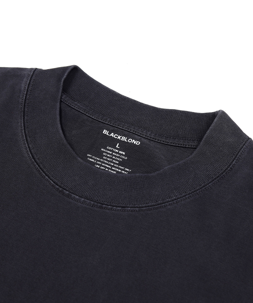 BLACK BLOND(ブラック ブロンド)の「ヴィヴィディヴィンテージクラッシュピグメント半袖(ヴィンテージブラック)(Tシャツ/カットソー・レディース・その他・MEDIUM/LARGE/X-LARGE)」の4枚目の写真