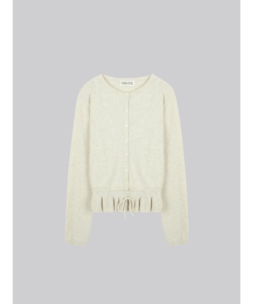 FRIVER07（フリバー07）の「Frill sleeveless cardigan set [FRFA01CD04]_Oatmeal（カーディガン/ボレロ・レディース・オートミール・FREE）」の2枚目の写真