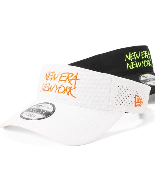 NEW ERA(ニューエラ)の「ニューエラ ゴルフ サンバイザー(サンバイザー・メンズ・ブラック/ホワイト・FREE)」の2枚目の写真