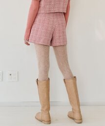 ROCCI ROCCI（ロッシロッシ）の「Tweed Bermuda Short Pants [TWOTONE PINK]（その他パンツ）」