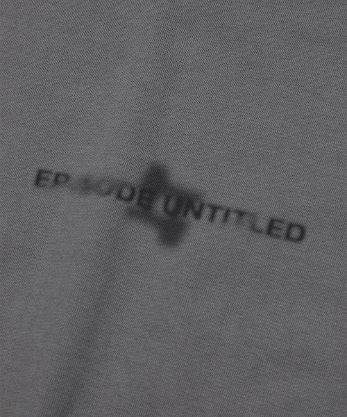 EPISODE UNTITLED(エピソードアンタイトルド)の「MATCH COLORS LOGO PRINT T-SHIRT_DARK GREY(Tシャツ/カットソー・レディース・その他・2/3)」の4枚目の写真