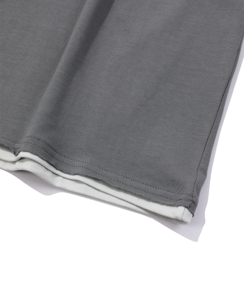 EPISODE UNTITLED(エピソードアンタイトルド)の「MATCH COLORS LOGO PRINT T-SHIRT_DARK GREY(Tシャツ/カットソー・レディース・その他・2/3)」の6枚目の写真