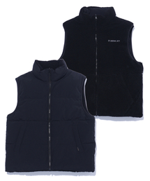 Pendulum（ペンデュラム）の「ボアリバーシブルパディングベスト LP4JU814_BLACK（ダウンベスト）」