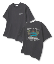 アンボドル オーバーサイズ 半袖Tシャツ ダークグレー