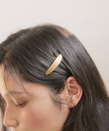 MUCU AND EBONY（ムクアンドエボニー）の「[ギフト包装] クラシックロゴヘアピン (2個) _ ゴールド（ヘアピン）」