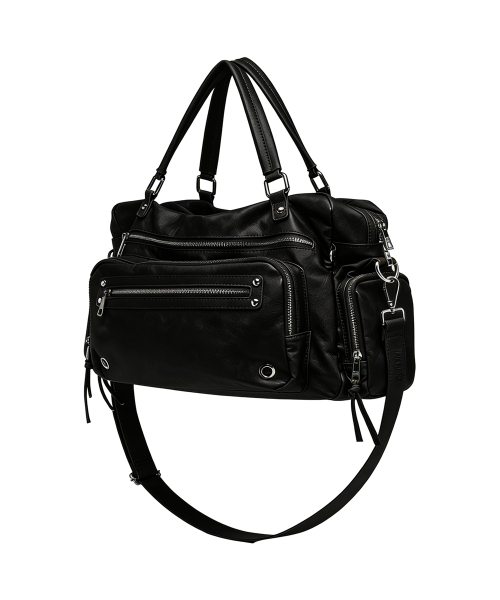 BLACKPURPLE（ブラックパープル）の「ブレッドバッグ Bread Bag_ブラック（ショルダーバッグ・レディース・ブラック・FREE）」の3枚目の写真