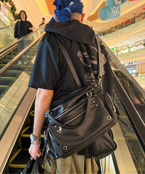 BLACKPURPLE(ブラックパープル)の「ブレッドバッグ Bread Bag_ブラック(ショルダーバッグ・レディース・ブラック・FREE)」の9枚目の写真