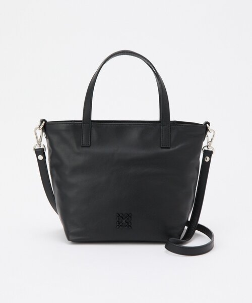 russet（ラシット）の「レザー2WAYミニトートバッグ（トートバッグ・レディース・グレイッシュベージュ/ブラック・FREE）」の22枚目の写真