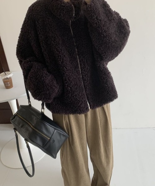 Ritzy（リッツィー）の「フェイクムートンコート（ムートンコート・レディース・ブラック/ホワイト・M/L）」の13枚目の写真