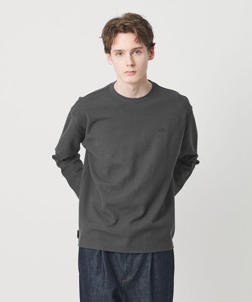 LACOSTEforBEAUTY&YOUTH ワントーンロングスリーブカットソー LACOSTE for BEAUTY&YOUTH＞ワントーン ロング スリーブ カットソー（T