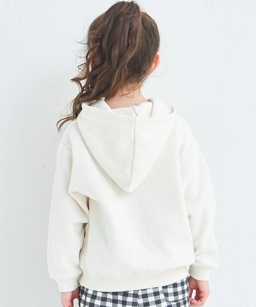 pairmanon（ペアマノン）の「【ぬくふわ】ユニセックス 裏起毛 フォトプリント フーディ（パーカー・キッズ・グレー/アイボリー/ブルー/ピンク・100/150/140/130/120/110/90）」の7枚目の写真