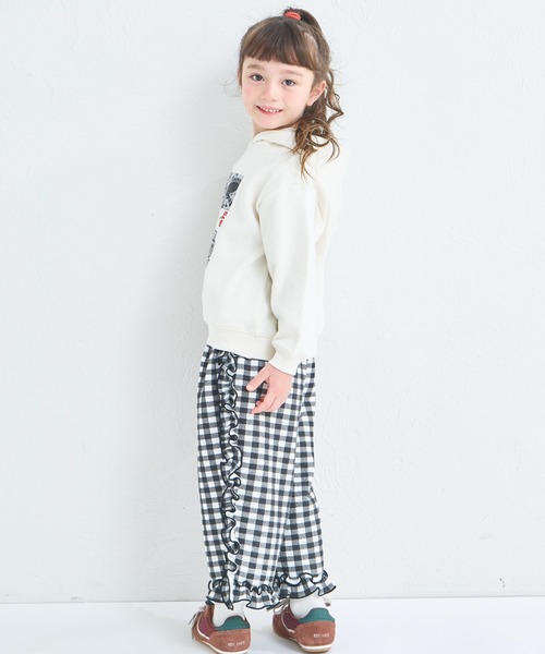 pairmanon（ペアマノン）の「【ぬくふわ】ユニセックス 裏起毛 フォトプリント フーディ（パーカー・キッズ・グレー/アイボリー/ブルー/ピンク・100/150/140/130/120/110/90）」の10枚目の写真